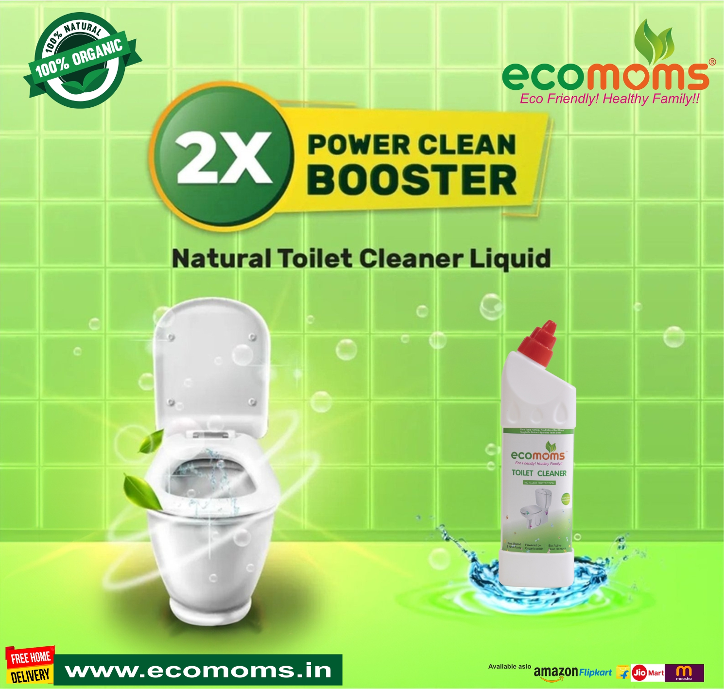 Eco Friendly Toilet Cleaner Liquid