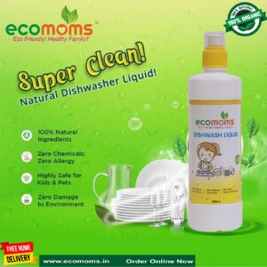 Eco-friendly Dishwashing Liquid With Green Apple & Lemon Essential Oil